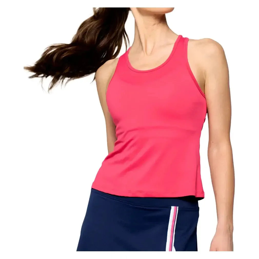 Women's Rival Tennis Tank Raspberry-Apparel-Lija-25A-1960T1U25-Tennis Express