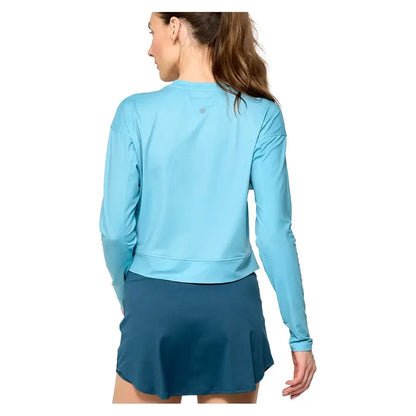Women's Rally Tennis Top Tiffany Blue
