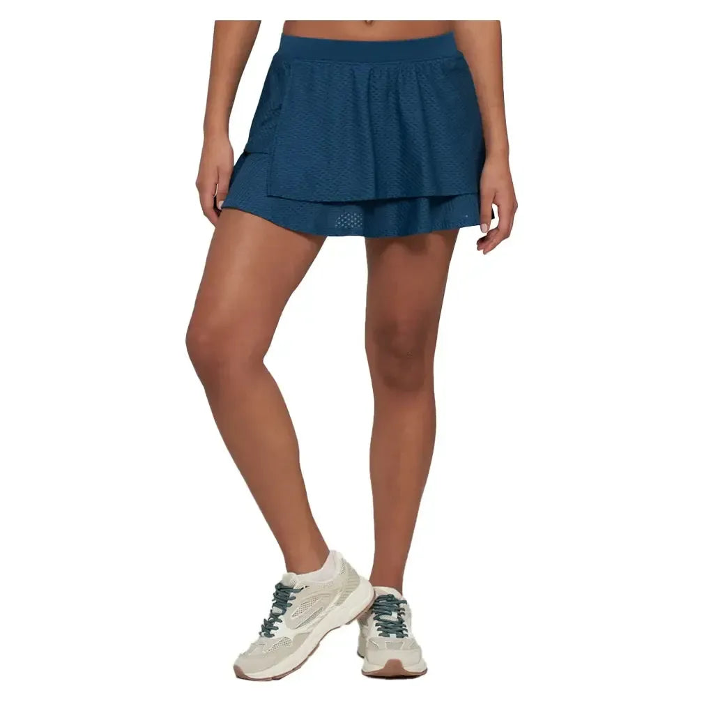 Women's Circle Mesh Layer 13 Inch Tennis Skort Dragonfly-Apparel-Lija-25S-4630T3S25-Tennis Express