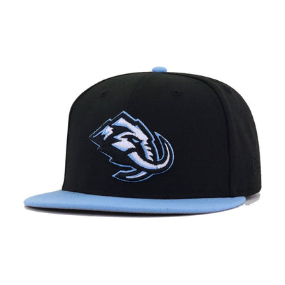 Utah Mammoths Black Sky Blue New Era 59Fifty Fitted