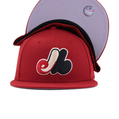 Montreal Expos H Red New Era 59Fifty Fitted