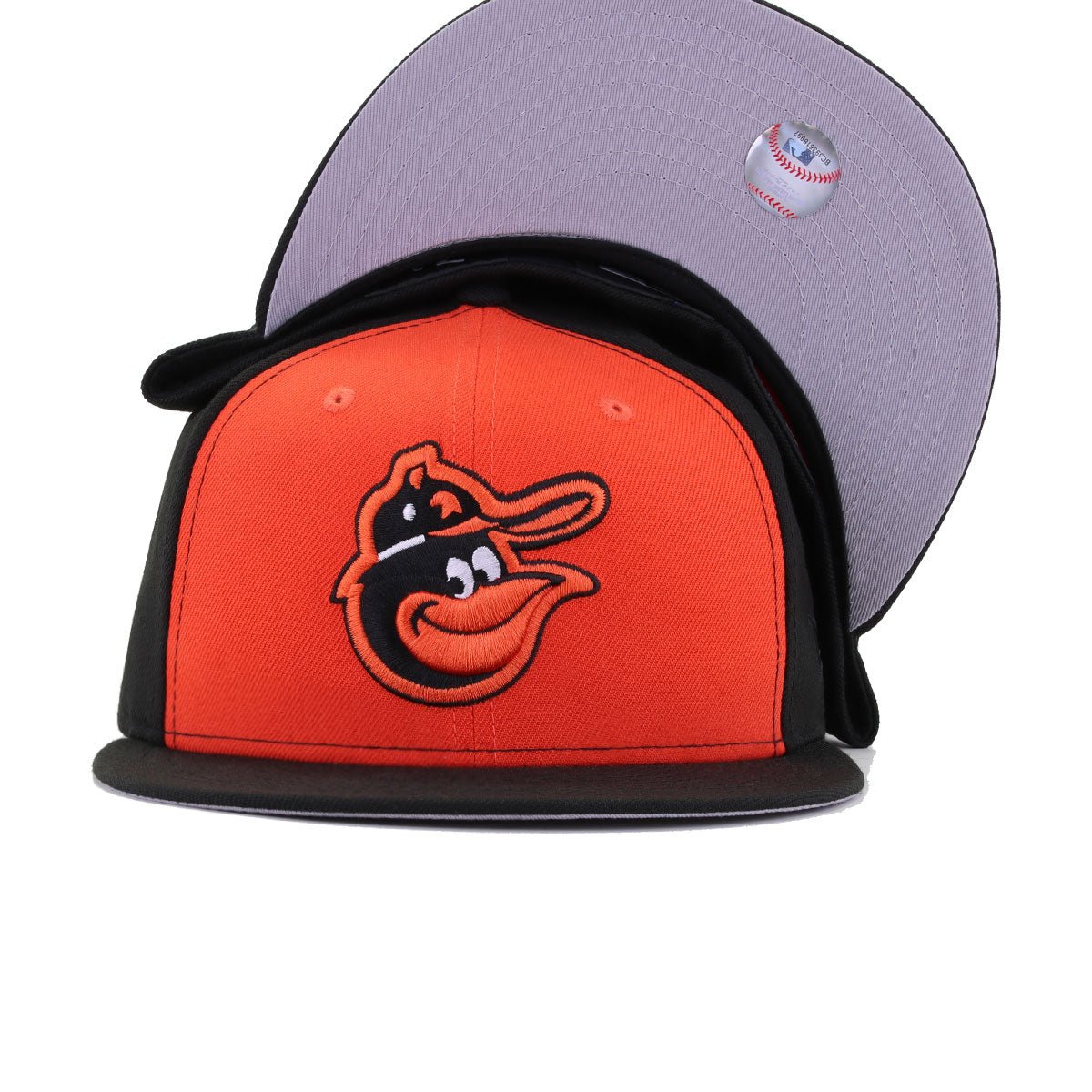 Baltimore Orioles Orange Black 1975 New Era 59Fifty Fitted