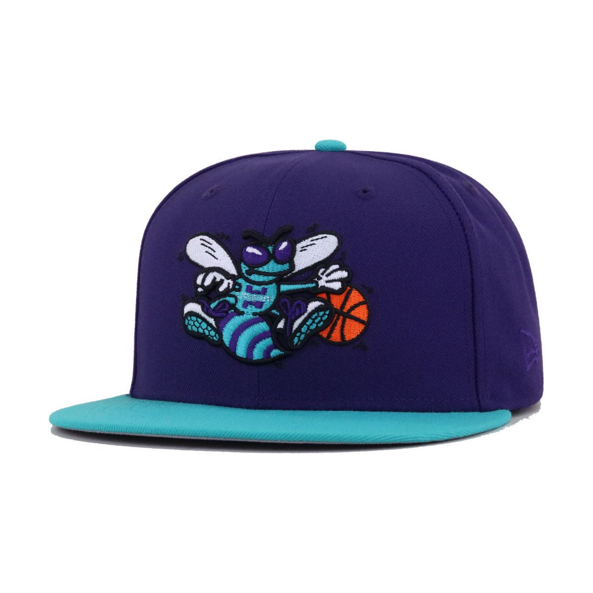 Charlotte Hornets Purple Teal 1988 New Era 59Fifty Fitted