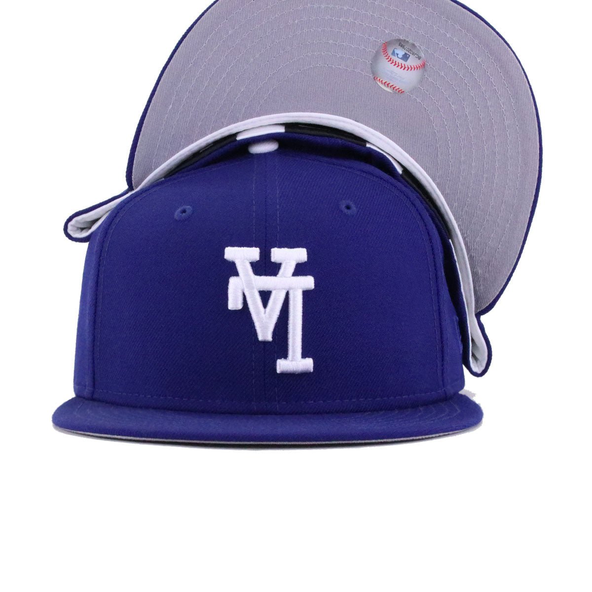 Los Angeles Dodgers Dark Royal Blue Upside Down New Era 59Fifty Fitted