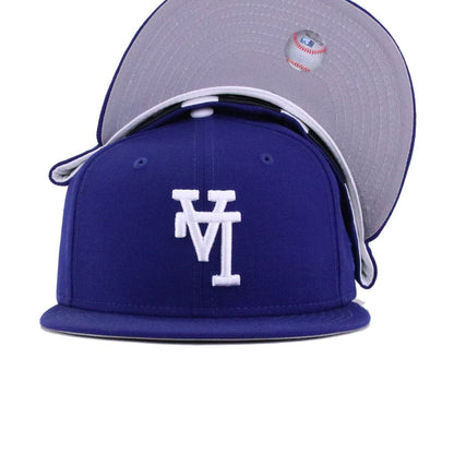 Los Angeles Dodgers Dark Royal Blue Upside Down New Era 59Fifty Fitted