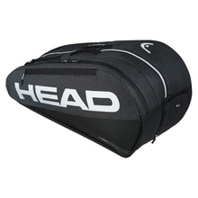 Tour Racquet Bag L 9 Pack Black and White