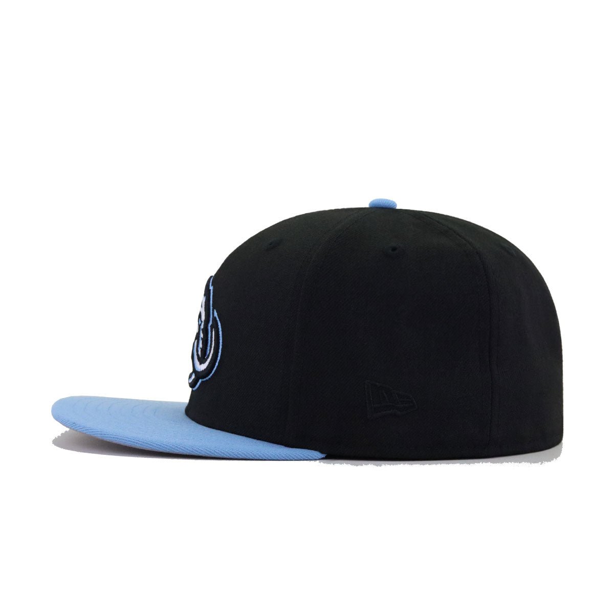 Utah Mammoths Black Sky Blue New Era 59Fifty Fitted