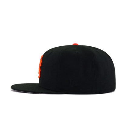 San Francisco Giants Black Upside Down New Era 59Fifty Fitted