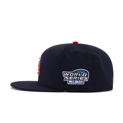 St Louis Cardinals Navy 2004 World Series Cooperstown New Era 59Fifty Fitted