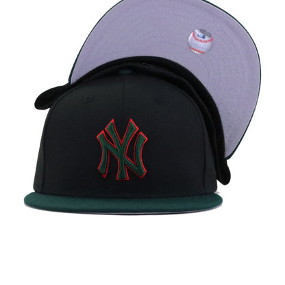 New York Yankees Black Dark Green New Era 59Fifty Fitted