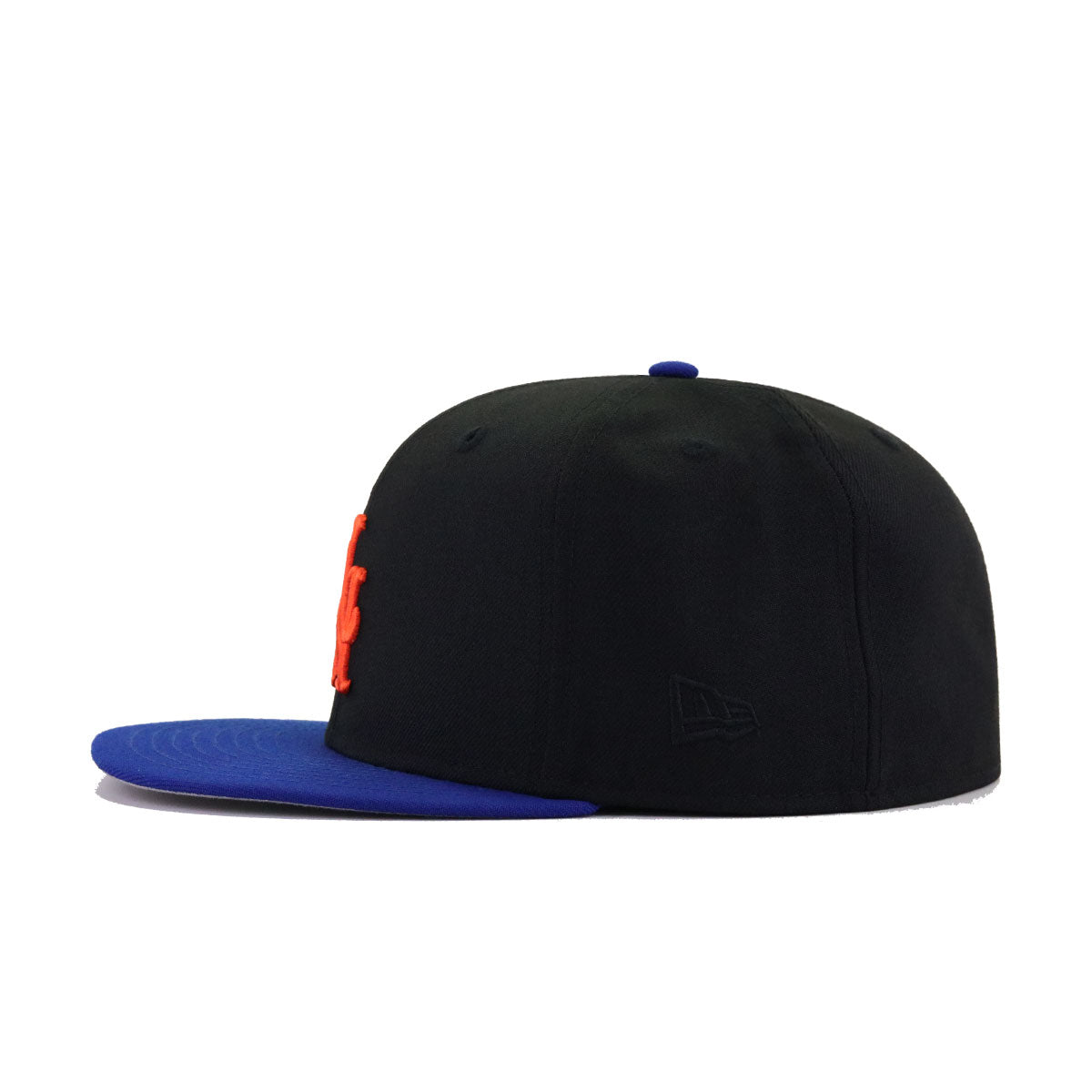 New York Mets Black Light Royal Blue Upside Down New Era 59Fifty Fitted
