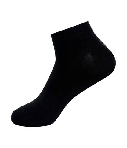 Socks Lacoste Cortos Negro (Pack x3)