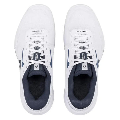 Men's Revolt Court 5.0 Tennis Shoes White and Blueberry