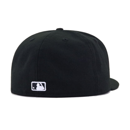 Los Angeles Dodgers Black SUPER MICRO New Era 59Fifty Fitted