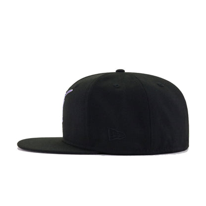 Tampa Bay Rays Black Upside Down New Era 59Fifty Fitted