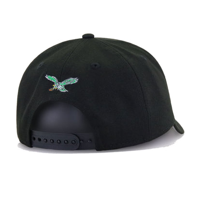 Philadelphia Eagles Black New Era 9Forty A-Frame Snapback