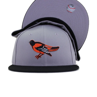 Baltimore Orioles Grey Black 1995 New Era 59Fifty Fitted
