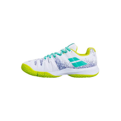 Padel Shoes Babolat Sensa Mujer White/Spring Bud