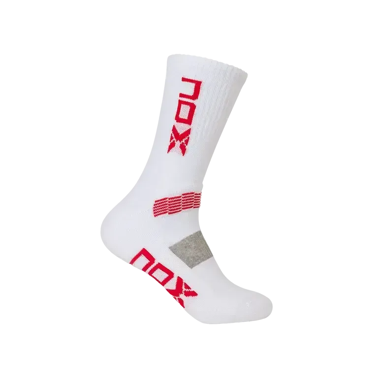 Socks NOX Serie Pro Blanco/Rojo