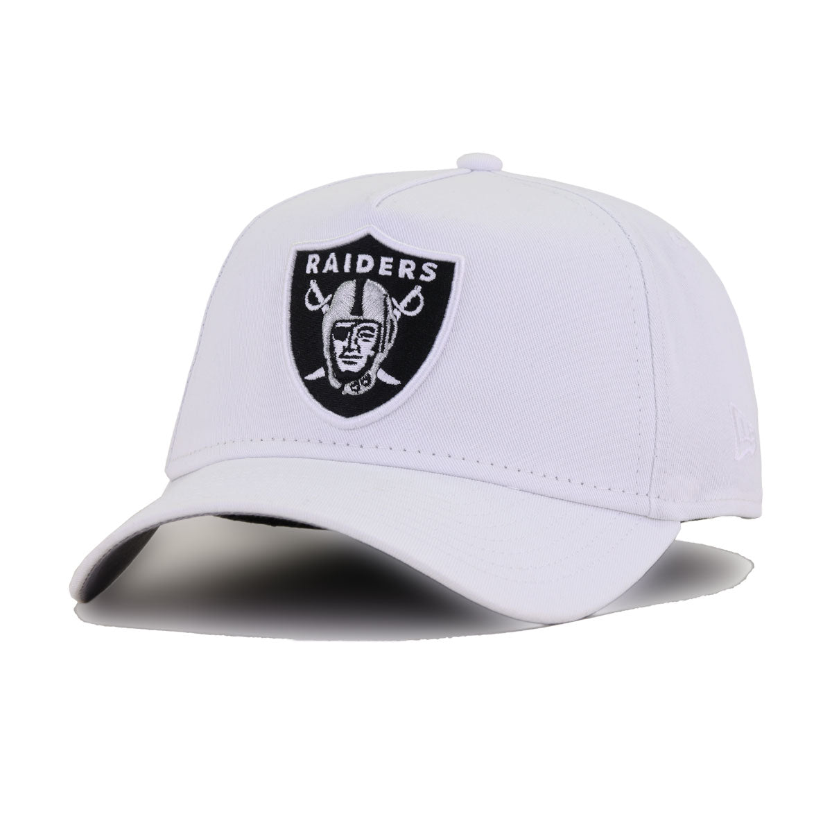 Las Vegas Raiders White New Era 9Forty A-Frame Snapback