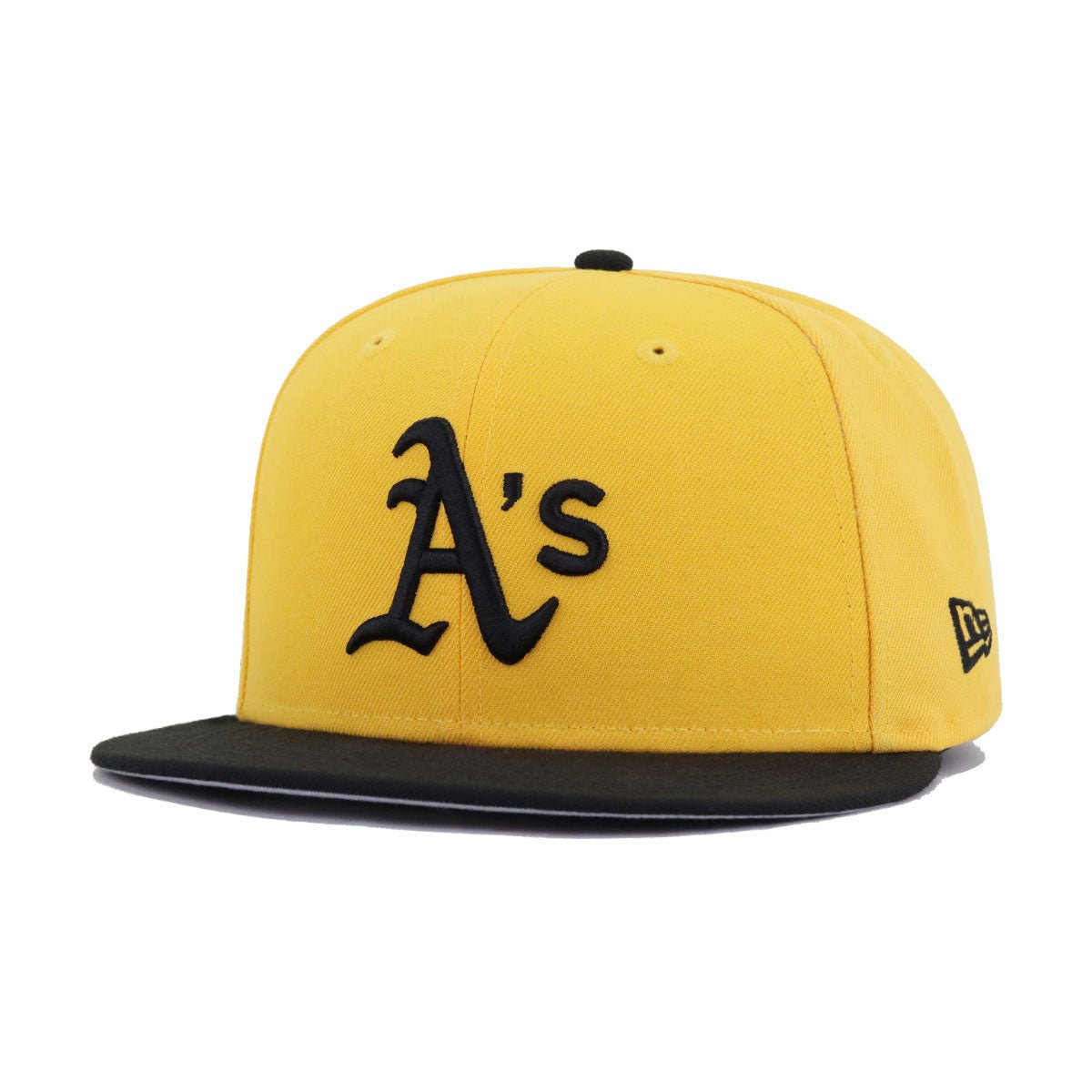 Oakland Athletics A Gold Black New Era 59Fifty Fitted