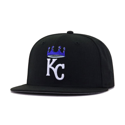 Kansas City Royals Black 40th Anniversary New Era 59Fifty Fitted