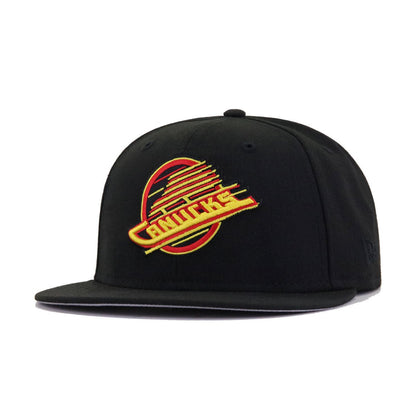 Vancouver Canucks Black New Era 59Fifty Fitted