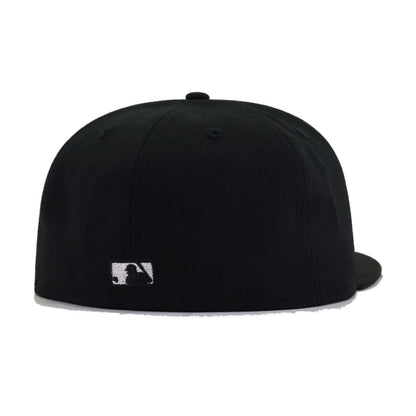 Oakland Athletics Black Metallic Silver New Era 59Fifty Fitted
