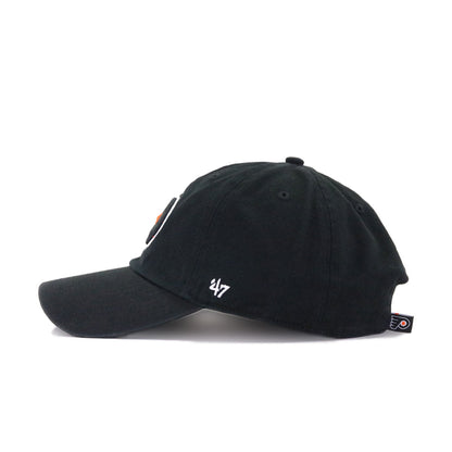 Philadelphia Flyers Black 47 Brand Clean Up Dad Hat