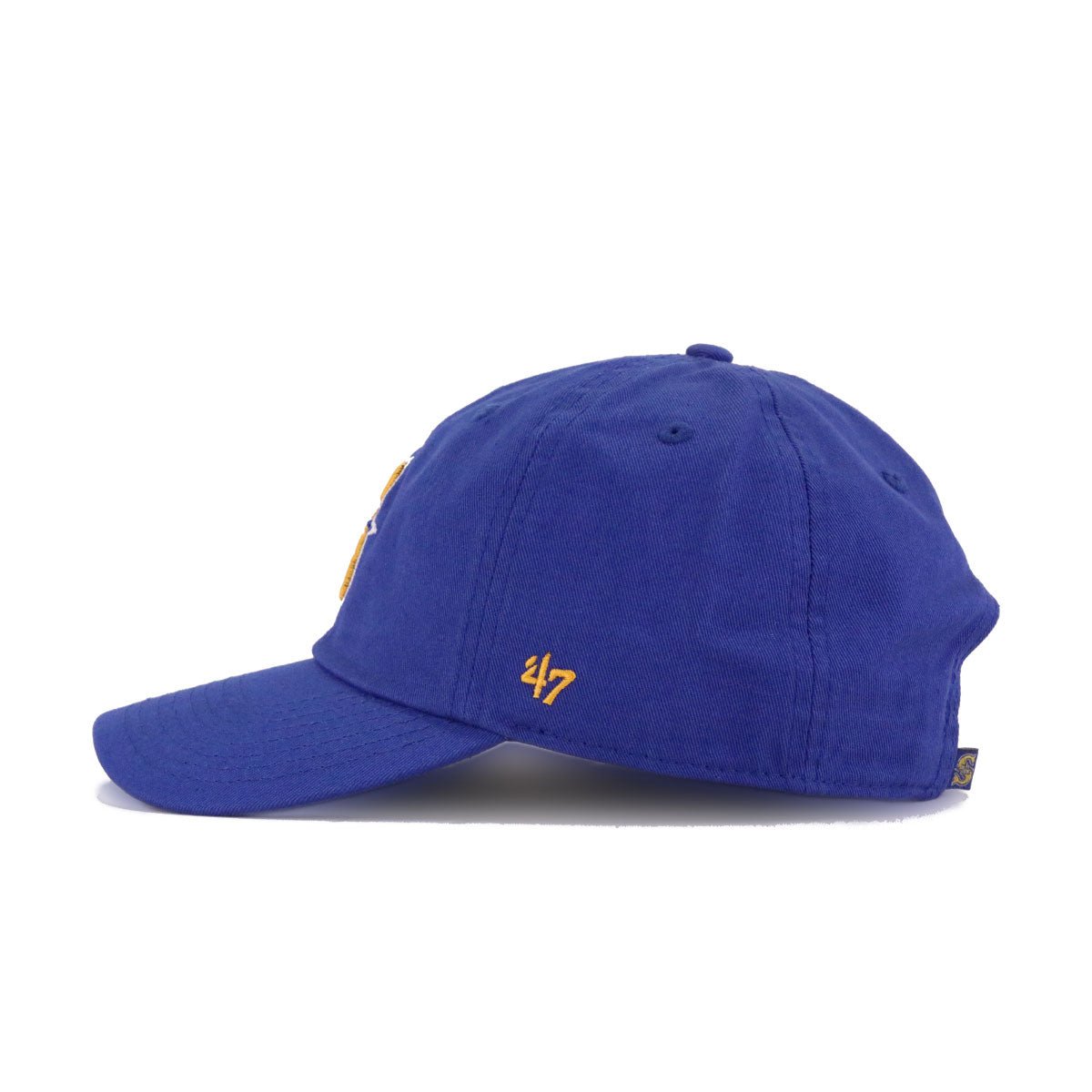 Seattle Mariners Dark Royal Blue 47 Brand Clean Up Dad Hat