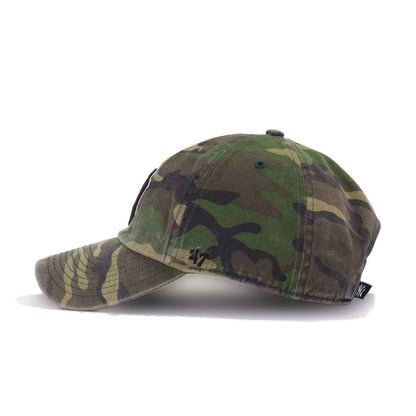 New York Yankees Camouflage 47 Brand Clean Up Dad Hat