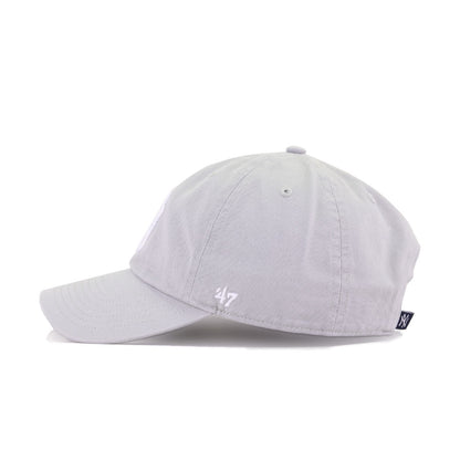 New York Yankees Grey 47 Brand Clean Up Dad Hat