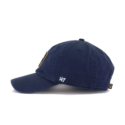 Milwaukee Brewers Navy 47 Brand Clean Up Dad Hat