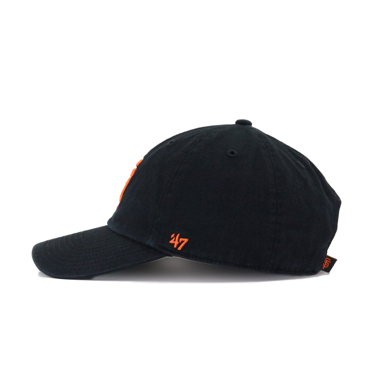 San Francisco Giants Black 47 Brand Clean Up Dad Hat