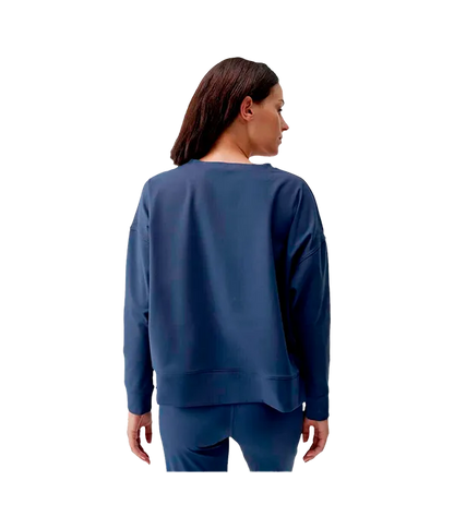 Camiseta Born Living Yoga Manga Larga Daba Azul Marino