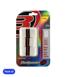 Overgrips Bullpadel GB1200 Comfort White (Pack x3)