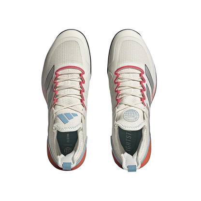 Padel Shoes Adidas adizero Ubersonic 4 M Clay Blanco/Naranja