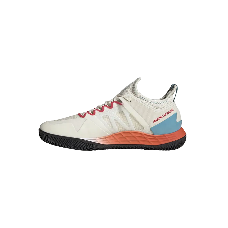 Padel Shoes Adidas adizero Ubersonic 4 M Clay Blanco/Naranja