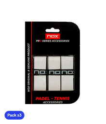 Overgrips NOX Pro Liso White (Pack x3)