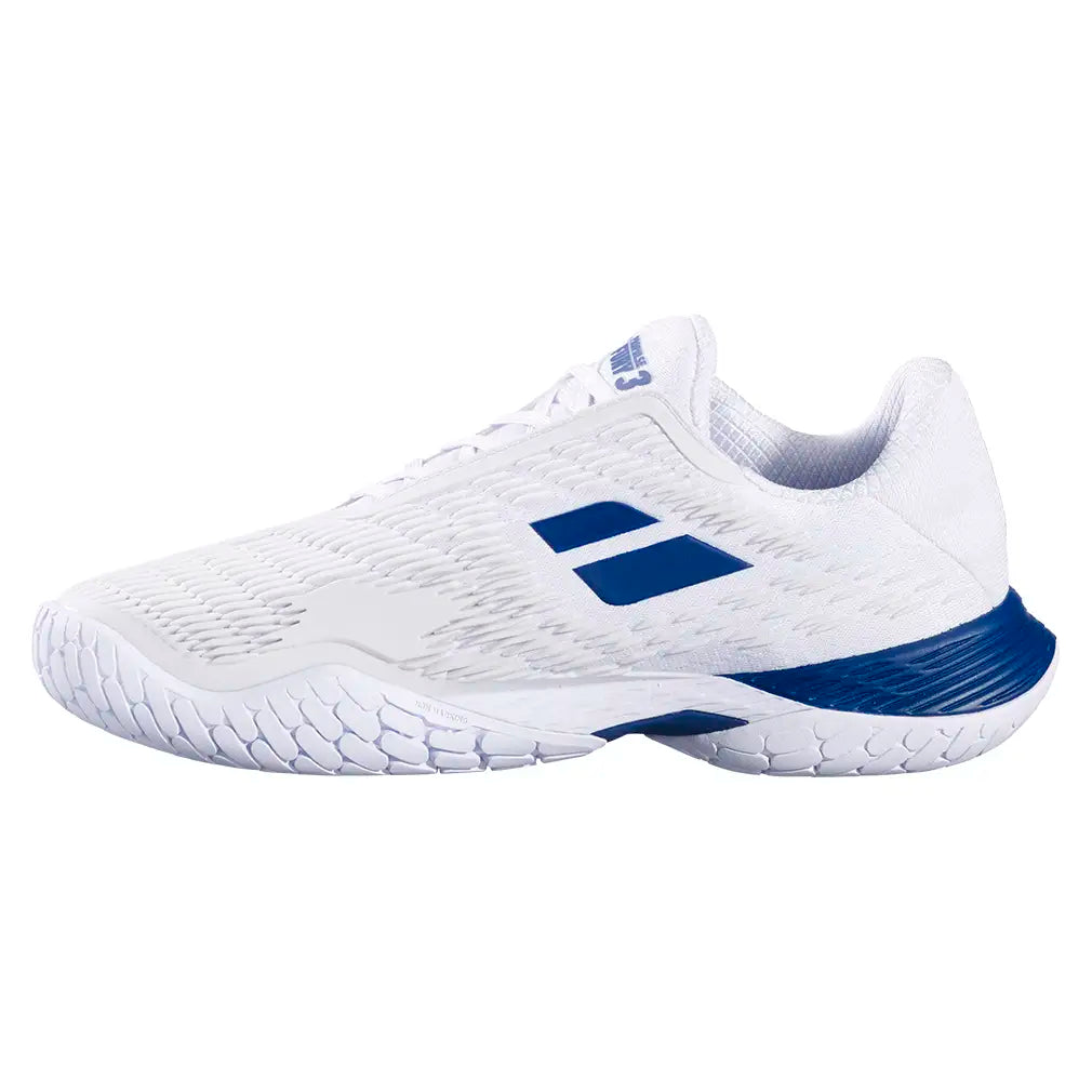 Men's Propulse Fury 3 All Court Tennis Shoes White and Dark Blue