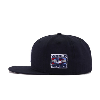 Detroit Tigers Navy 2006 World Series Cooperstown New Era 59Fifty Fitted