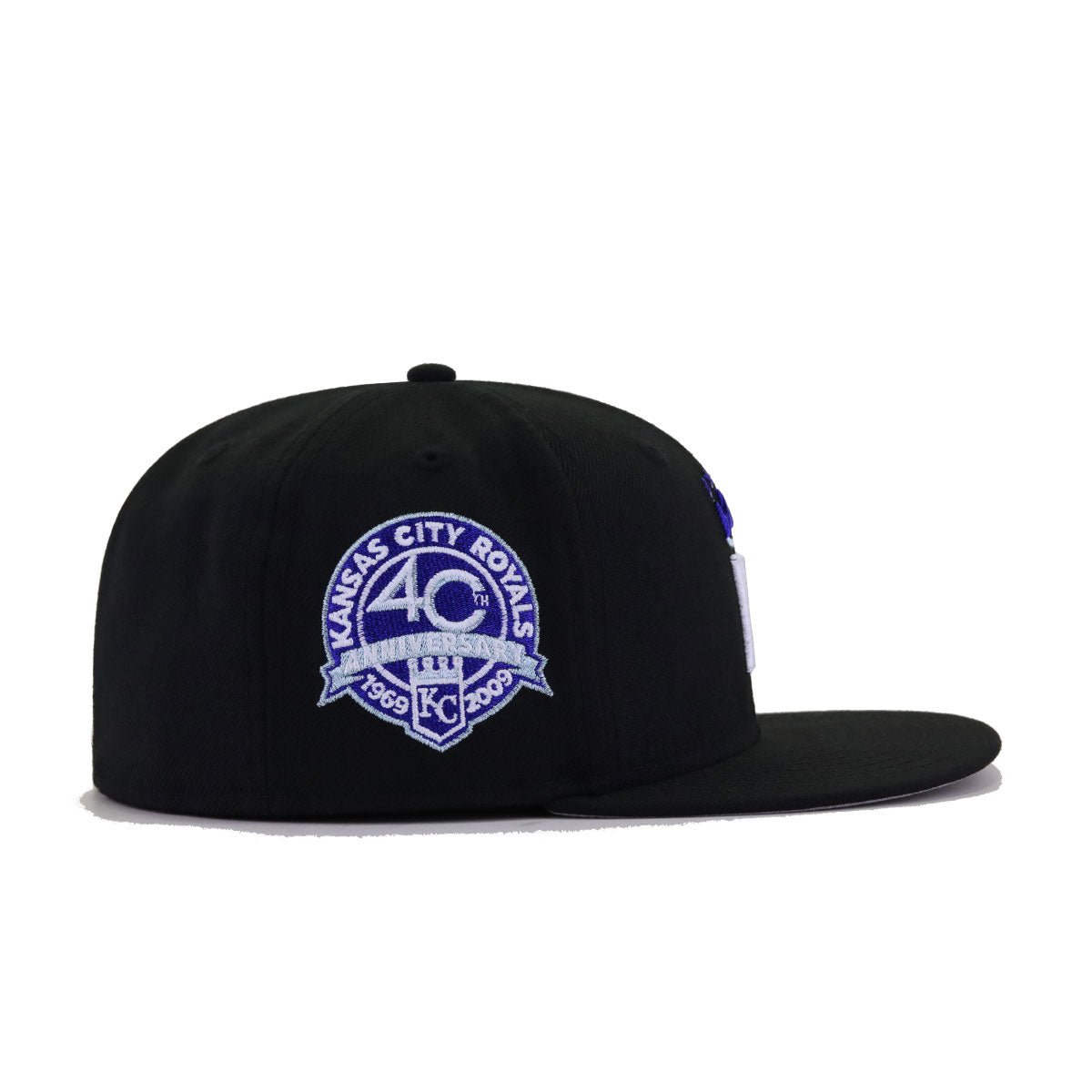 Kansas City Royals Black 40th Anniversary New Era 59Fifty Fitted