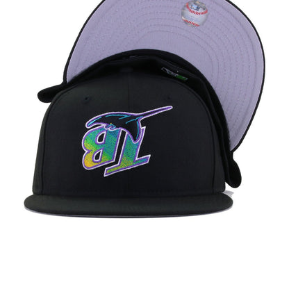 Tampa Bay Rays Black Upside Down New Era 59Fifty Fitted
