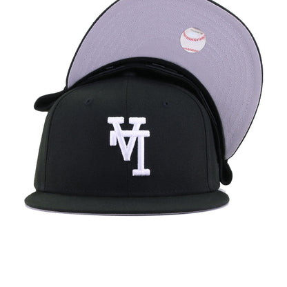 Los Angeles Dodgers Black Upside Down New Era 59Fifty Fitted