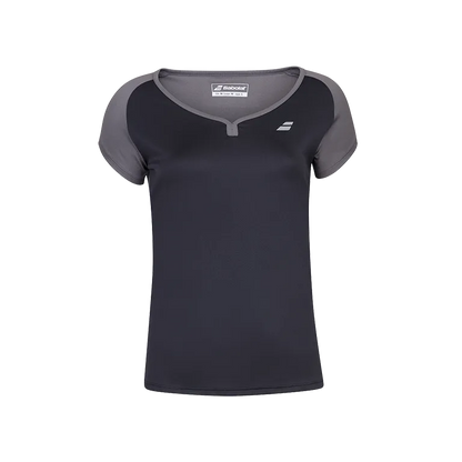 Camiseta Babolat Cap Sleeve Top Mujer Negro