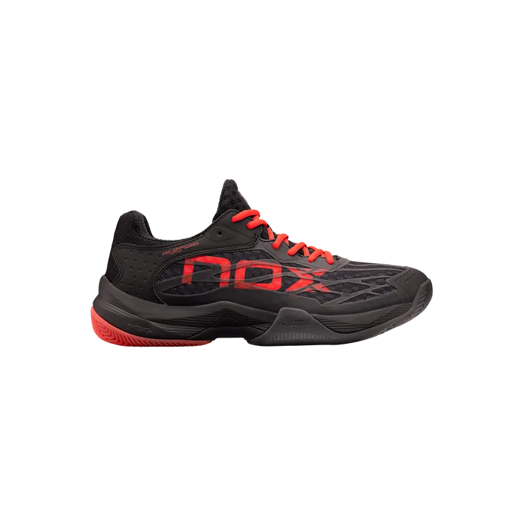 Padel Shoes NOX AT10 Lux Negro/Rojo
