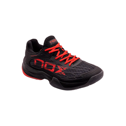 Padel Shoes NOX AT10 Lux Negro/Rojo