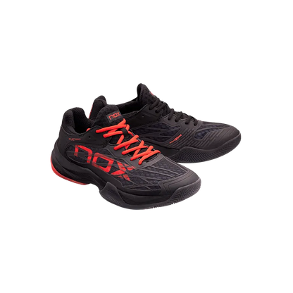 Padel Shoes NOX AT10 Lux Negro/Rojo