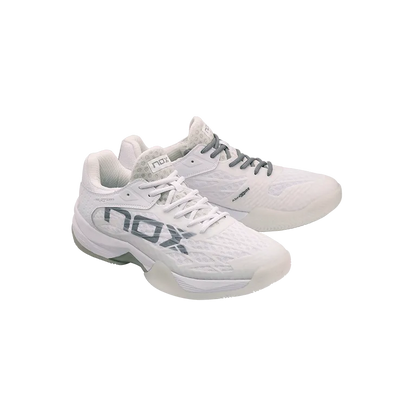 Padel Shoes NOX AT10 Lux Blanco/Gris