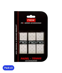 Overgrips NOX Pro Perforado White (Pack x3)